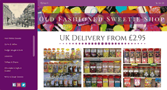 Desktop Screenshot of oldfashionedsweetieshop.co.uk