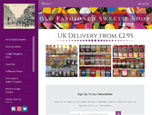 Tablet Screenshot of oldfashionedsweetieshop.co.uk